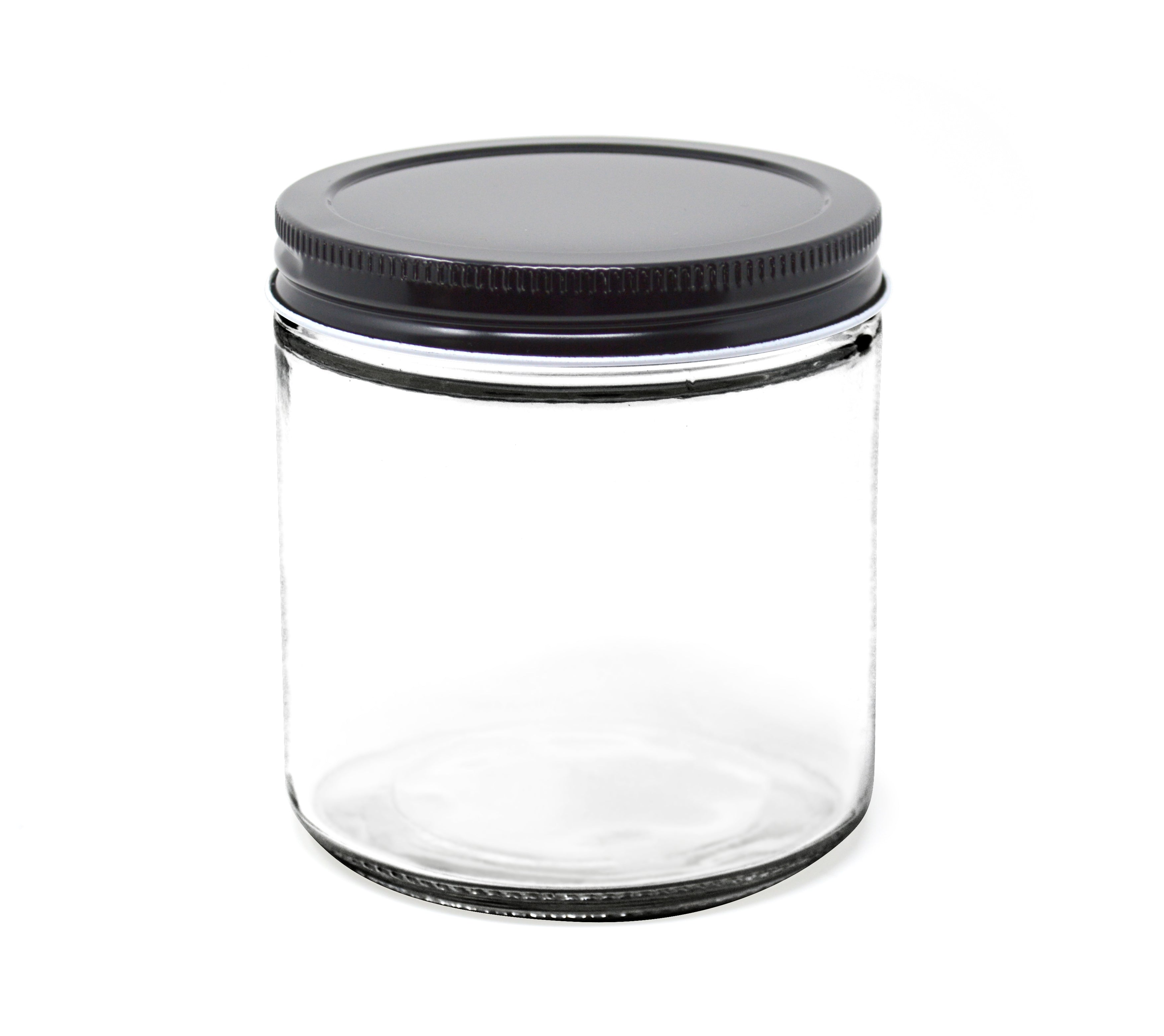 Black Metal Lids with Plastisol Liner (89-400 Neck)