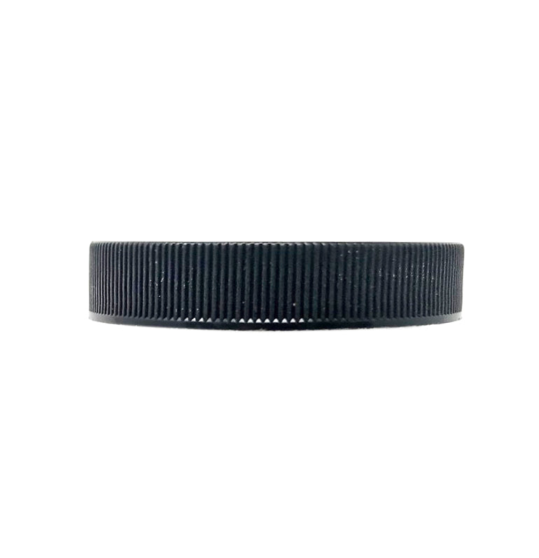 Black Plastic Lid with Pressure Senstive Liner (53-400 Neck)