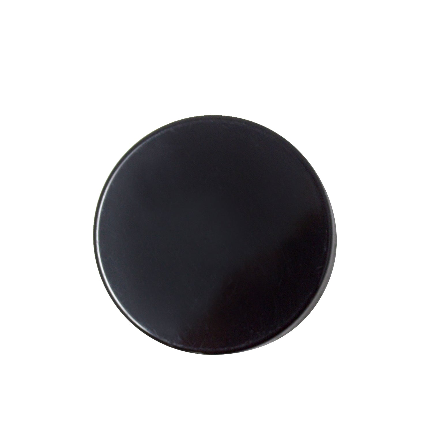 Black Ribbed Skirt Lid Glossy Top with Foam Liner (38-400 Neck)