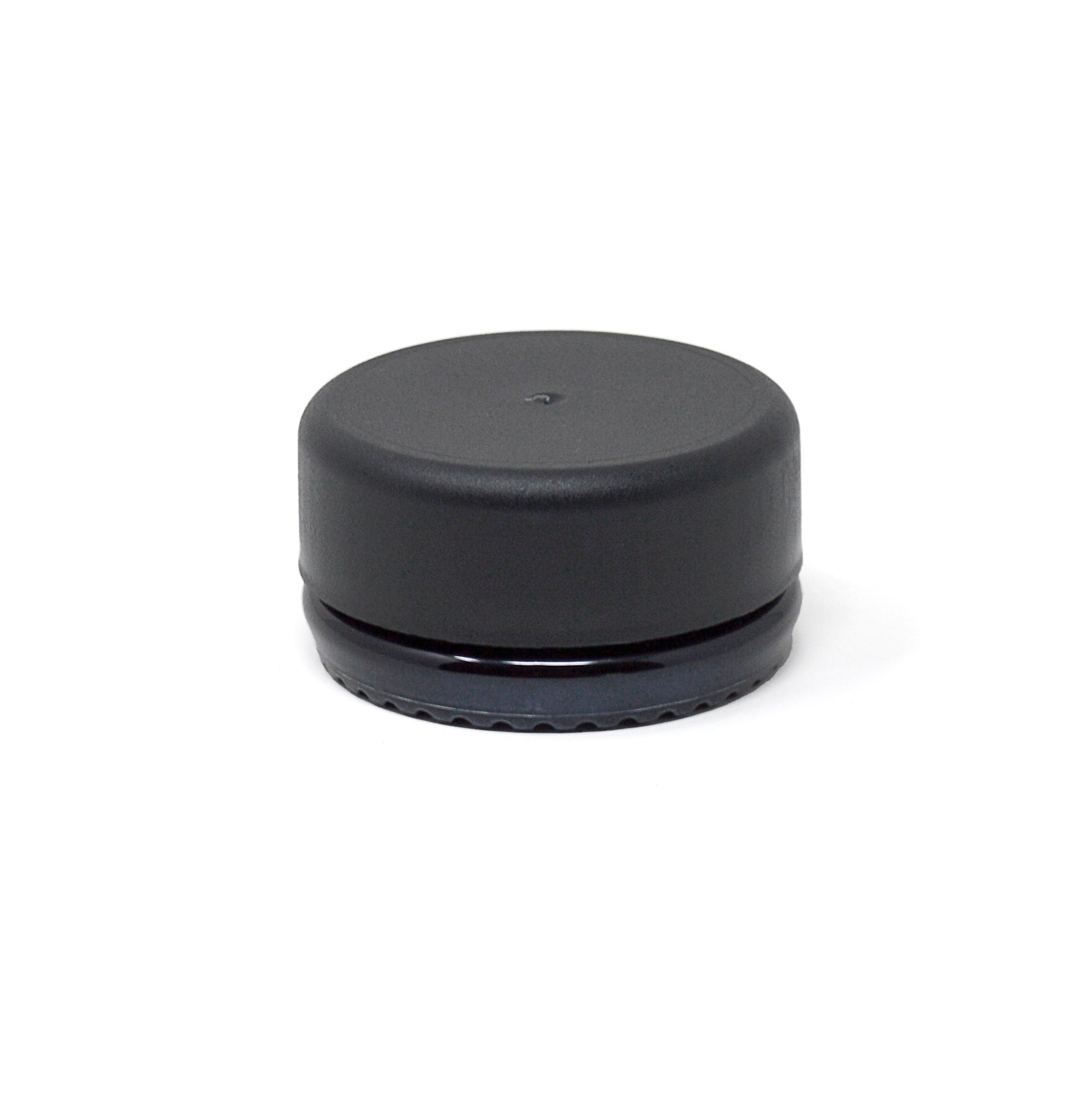 9mL Round Black Glass Jar w/ Ocean Plastic Lid (240/Case)