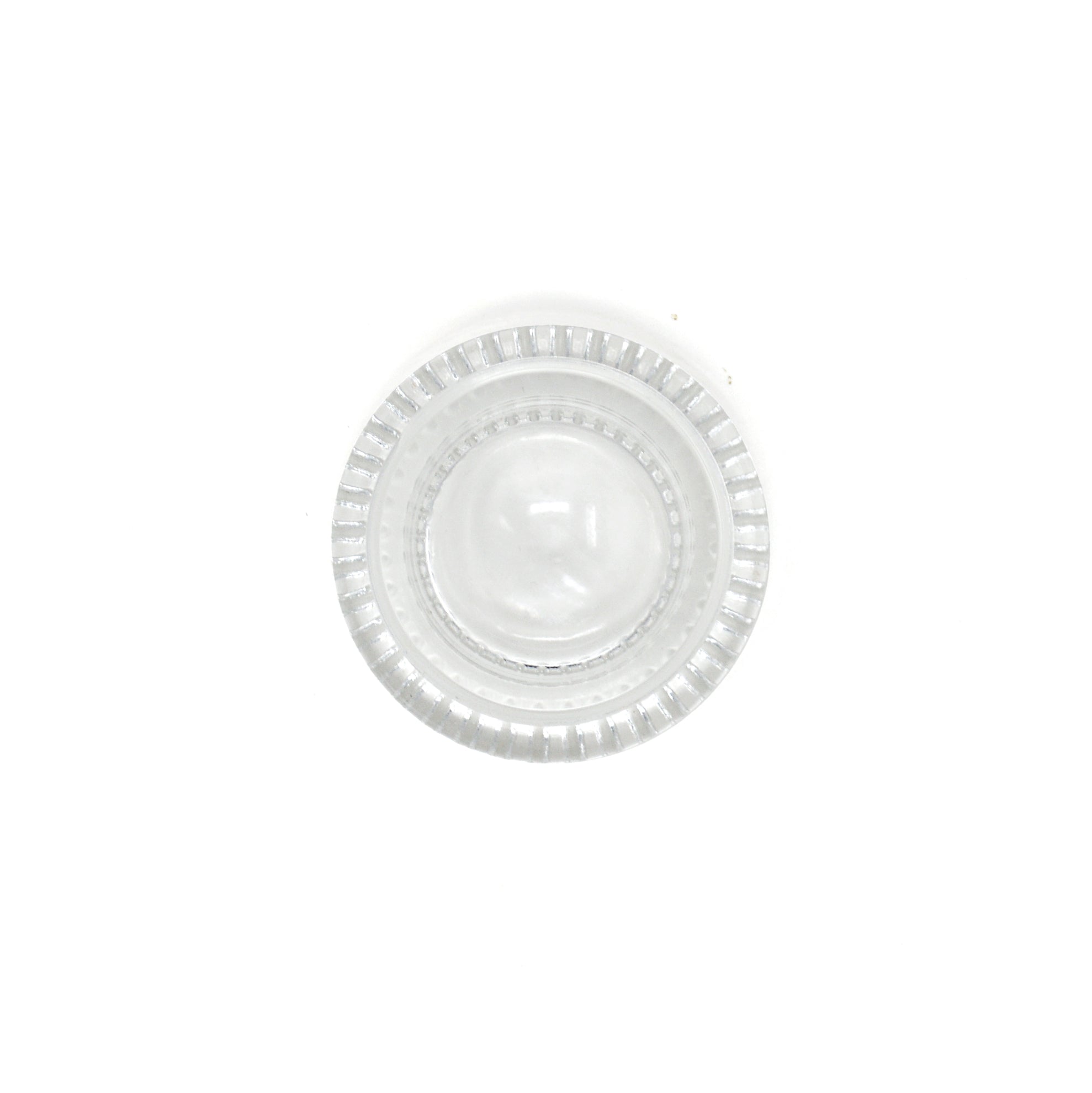 9mL Round Clear Glass Jar w/ Ocean Plastic Lid (240/Case)
