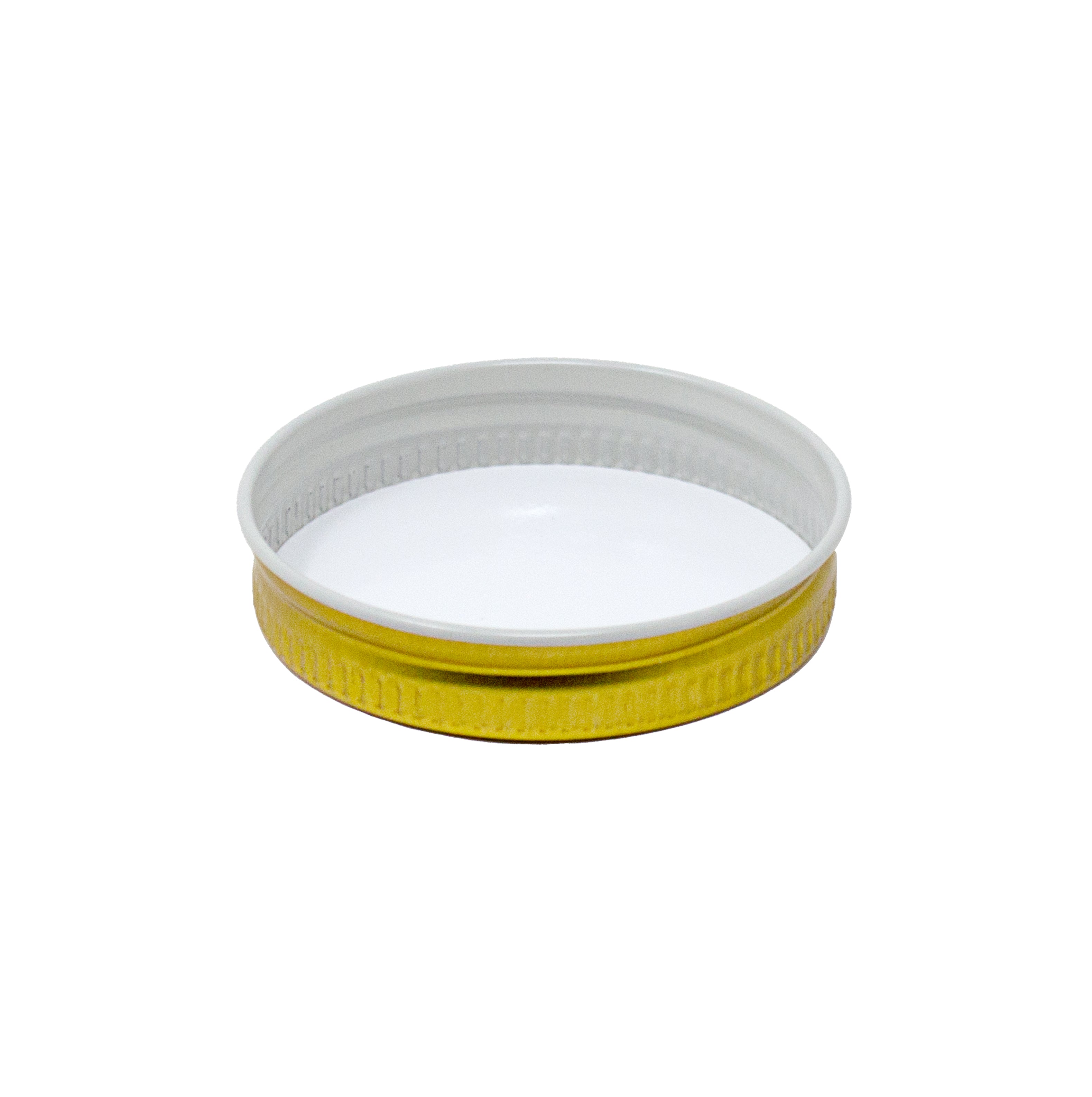 Gold Metal Lids with Paper Liner (53-400 Neck)