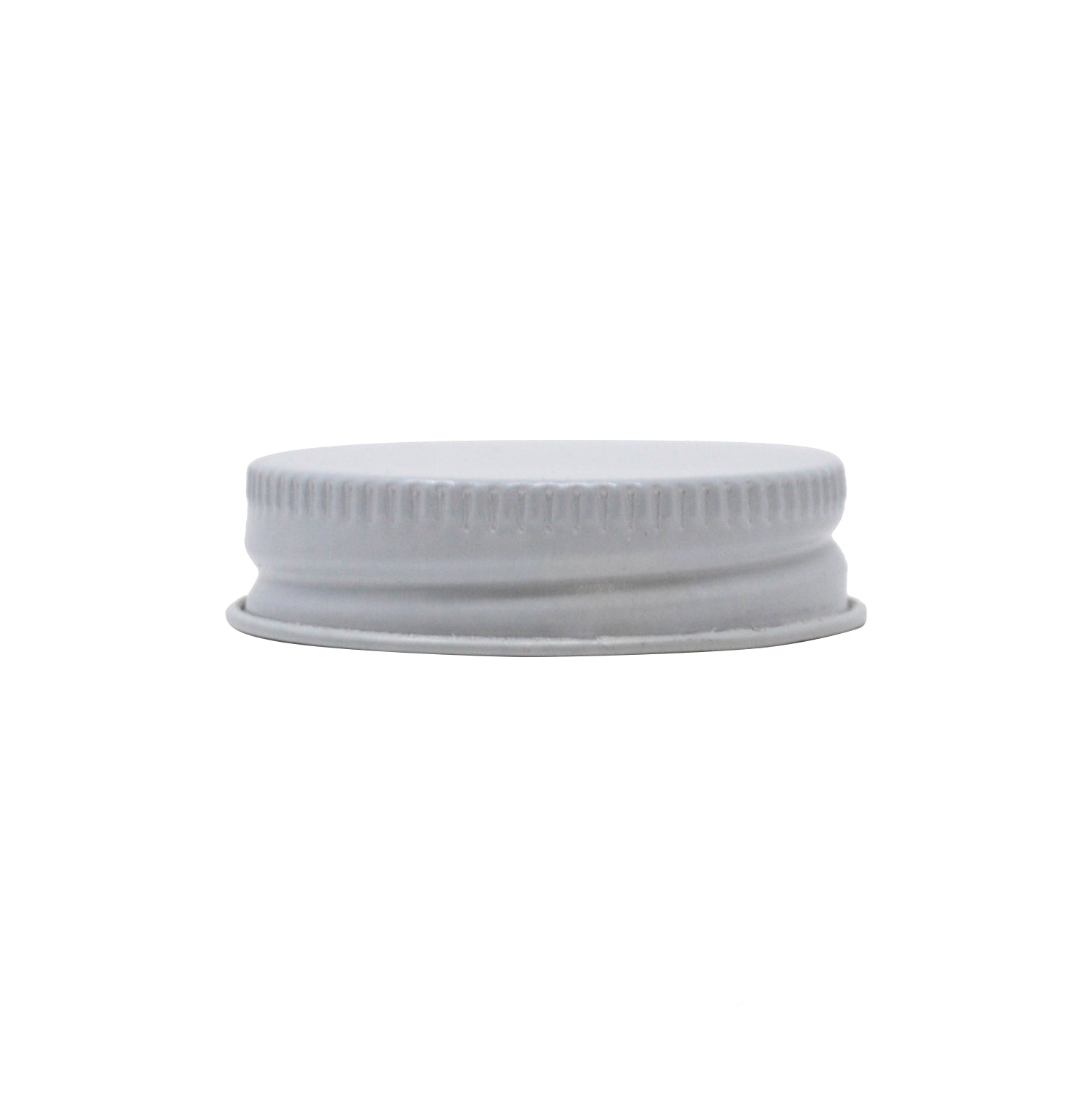 White Metal Lids with Plastisol Liner (38-400 Neck)