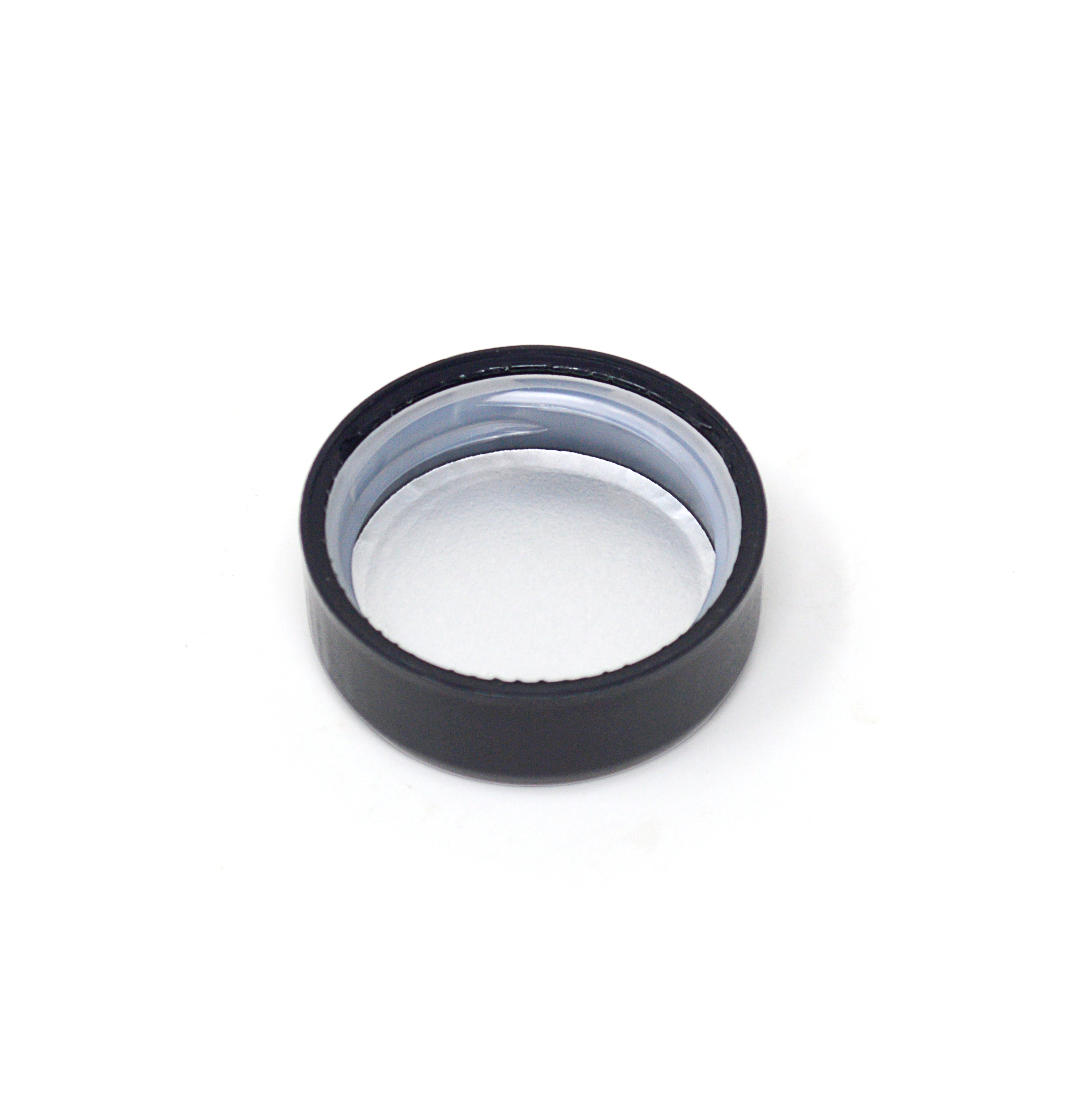 Black Plastic Lid for 9 mL Round Jars (38-400 neck)