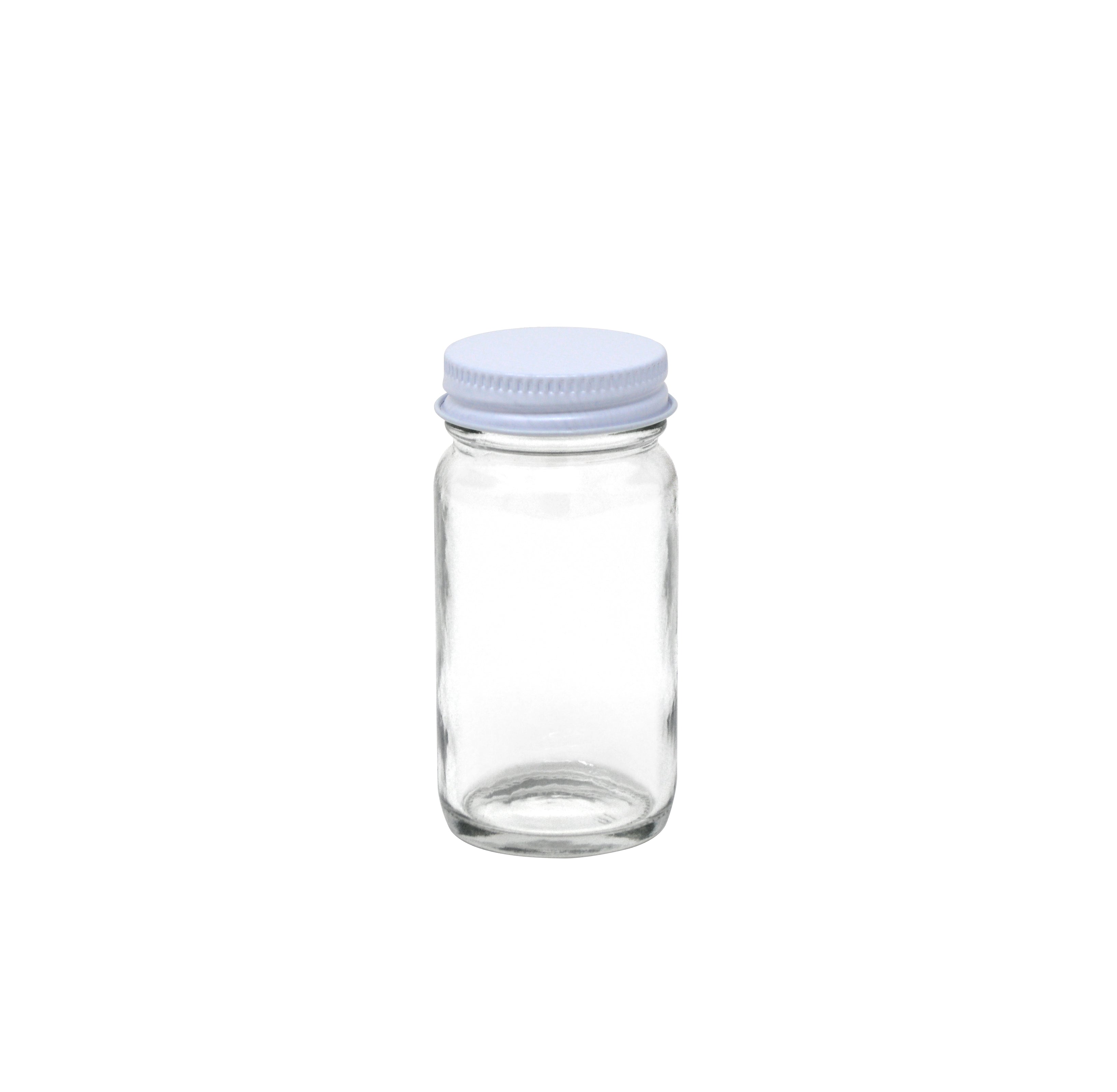 Dog Walker Glass Jar with Metal Lids. Multiple Options Available (288/Case)