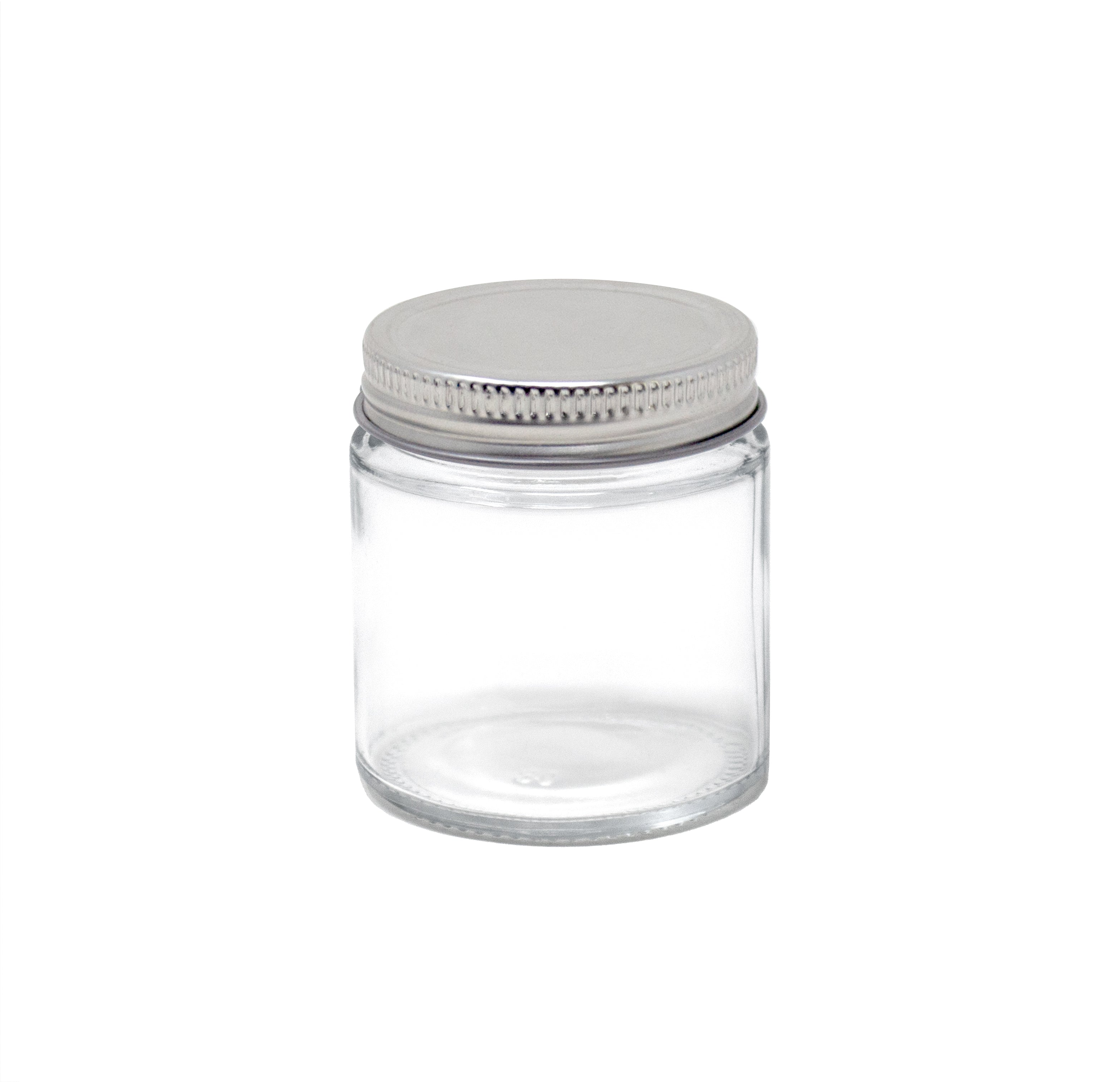 3oz Straight Glass Jar with Metal Lids(150/Case)