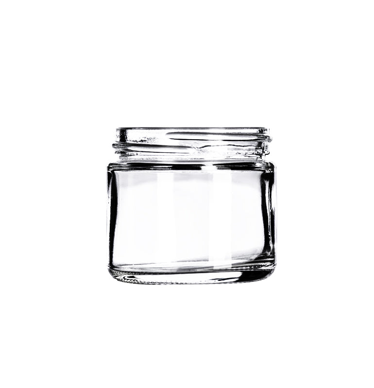 1oz Straight Glass Jar with 43-400 neck (160/Case)