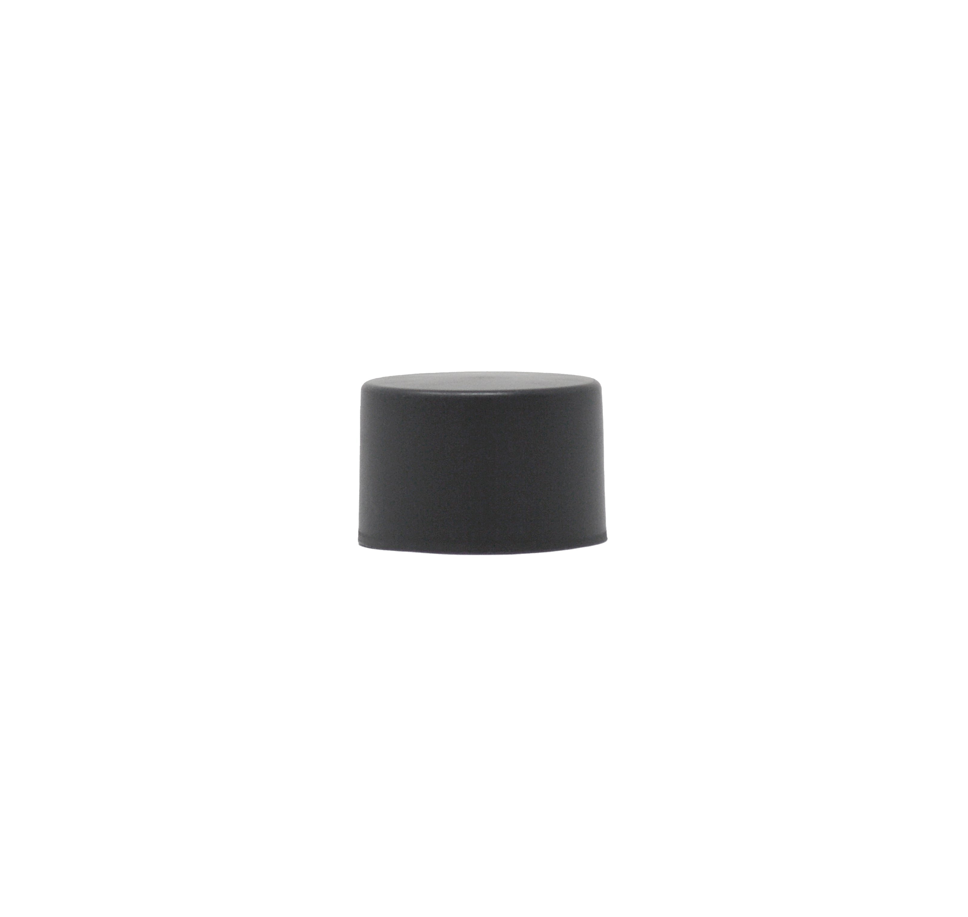 Smooth Black Child Proof Lids with Paper Liner (20-400 Neck) (250/Box)